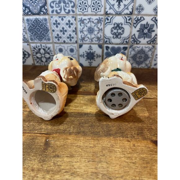 Vintage Ceramic Cocker Spaniel Salt & Pepper Shakers - Picture 5 of 6